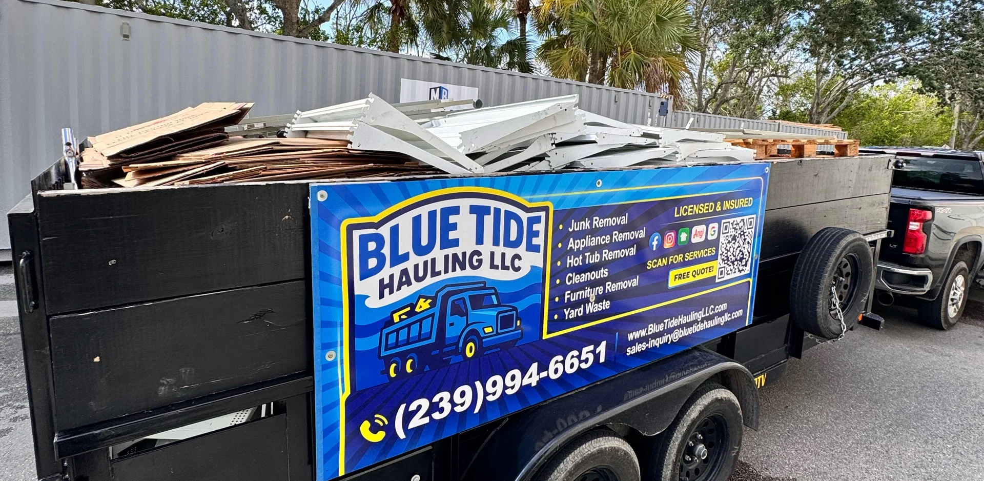 Blue Tide Hauling LLC hero background1
